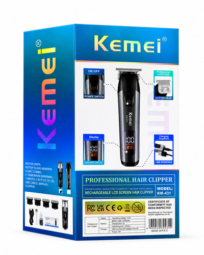 Kemei haarschneider bart - kemei,